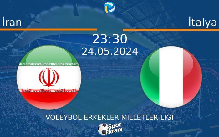 24 Mayıs 2024 İran vs İtalya maçı Hangi Kanalda Saat Kaçta Yayınlanacak? 24 Mayıs 2024 İran vs İtalya maçı Hangi Kanalda Saat Kaçta Yayınlanacak?