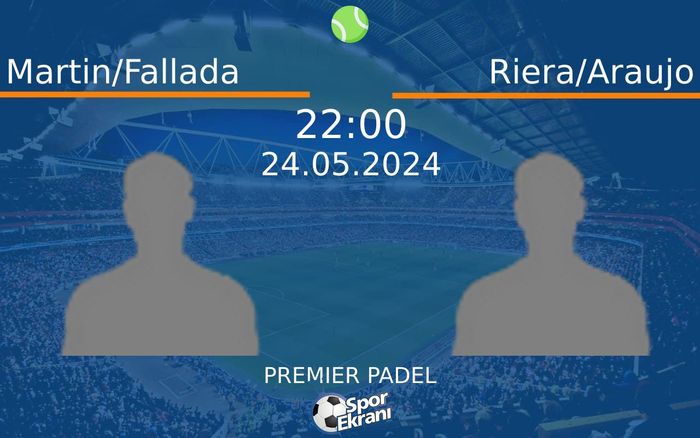 24 Mayıs 2024 Martin/Fallada vs Riera/Araujo maçı Hangi Kanalda Saat Kaçta Yayınlanacak? 24 Mayıs 2024 Martin/Fallada vs Riera/Araujo maçı Hangi Kanalda Saat Kaçta Yayınlanacak?