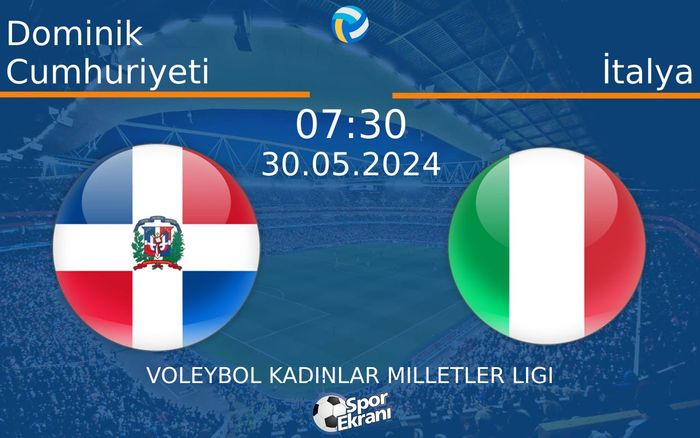 30 Mayıs 2024 Dominik Cumhuriyeti vs İtalya maçı Hangi Kanalda Saat Kaçta Yayınlanacak? 30 Mayıs 2024 Dominik Cumhuriyeti vs İtalya maçı Hangi Kanalda Saat Kaçta Yayınlanacak?