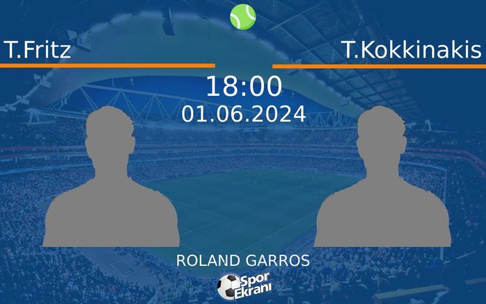 01 Haziran 2024 T.Fritz vs T.Kokkinakis maçı Hangi Kanalda Saat Kaçta Yayınlanacak? 01 Haziran 2024 T.Fritz vs T.Kokkinakis maçı Hangi Kanalda Saat Kaçta Yayınlanacak?