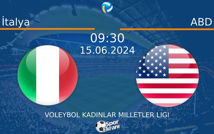 15 Haziran 2024 İtalya vs ABD maçı Hangi Kanalda Saat Kaçta Yayınlanacak? 15 Haziran 2024 İtalya vs ABD maçı Hangi Kanalda Saat Kaçta Yayınlanacak?