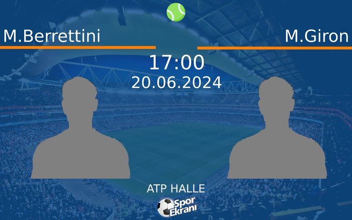 20 Haziran 2024 M.Berrettini vs M.Giron maçı Hangi Kanalda Saat Kaçta Yayınlanacak? 20 Haziran 2024 M.Berrettini vs M.Giron maçı Hangi Kanalda Saat Kaçta Yayınlanacak?