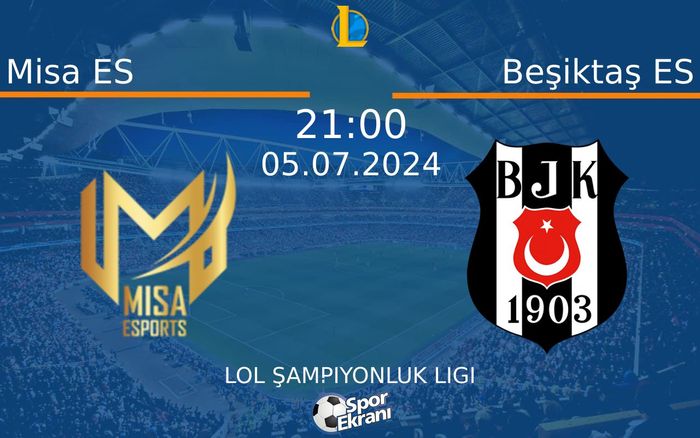 05 Temmuz 2024 Misa ES vs Beşiktaş ES maçı Hangi Kanalda Saat Kaçta Yayınlanacak? 05 Temmuz 2024 Misa ES vs Beşiktaş ES maçı Hangi Kanalda Saat Kaçta Yayınlanacak?