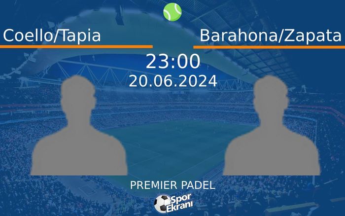 20 Haziran 2024 Coello/Tapia vs Barahona/Zapata maçı Hangi Kanalda Saat Kaçta Yayınlanacak? 20 Haziran 2024 Coello/Tapia vs Barahona/Zapata maçı Hangi Kanalda Saat Kaçta Yayınlanacak?