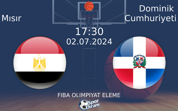 02 Temmuz 2024 Mısır vs Dominik Cumhuriyeti maçı Hangi Kanalda Saat Kaçta Yayınlanacak? 02 Temmuz 2024 Mısır vs Dominik Cumhuriyeti maçı Hangi Kanalda Saat Kaçta Yayınlanacak?