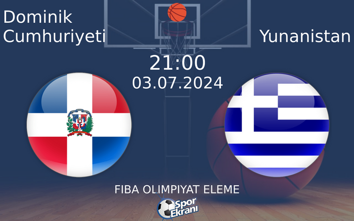 03 Temmuz 2024 Dominik Cumhuriyeti vs Yunanistan maçı Hangi Kanalda Saat Kaçta Yayınlanacak? 03 Temmuz 2024 Dominik Cumhuriyeti vs Yunanistan maçı Hangi Kanalda Saat Kaçta Yayınlanacak?