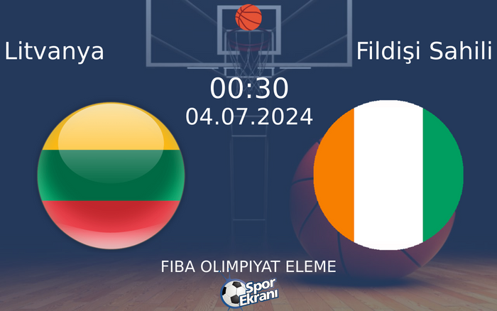 04 Temmuz 2024 Litvanya vs Fildişi Sahili maçı Hangi Kanalda Saat Kaçta Yayınlanacak? 04 Temmuz 2024 Litvanya vs Fildişi Sahili maçı Hangi Kanalda Saat Kaçta Yayınlanacak?