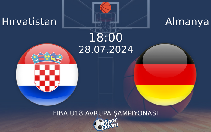 28 Temmuz 2024 Hırvatistan vs Almanya maçı Hangi Kanalda Saat Kaçta Yayınlanacak? 28 Temmuz 2024 Hırvatistan vs Almanya maçı Hangi Kanalda Saat Kaçta Yayınlanacak?
