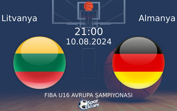 10 Ağustos 2024 Litvanya vs Almanya maçı Hangi Kanalda Saat Kaçta Yayınlanacak? 10 Ağustos 2024 Litvanya vs Almanya maçı Hangi Kanalda Saat Kaçta Yayınlanacak?