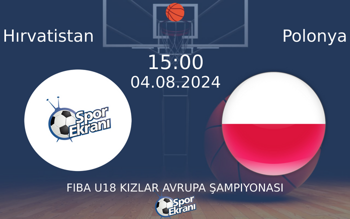 04 Ağustos 2024 Hırvatistan vs Polonya maçı Hangi Kanalda Saat Kaçta Yayınlanacak? 04 Ağustos 2024 Hırvatistan vs Polonya maçı Hangi Kanalda Saat Kaçta Yayınlanacak?