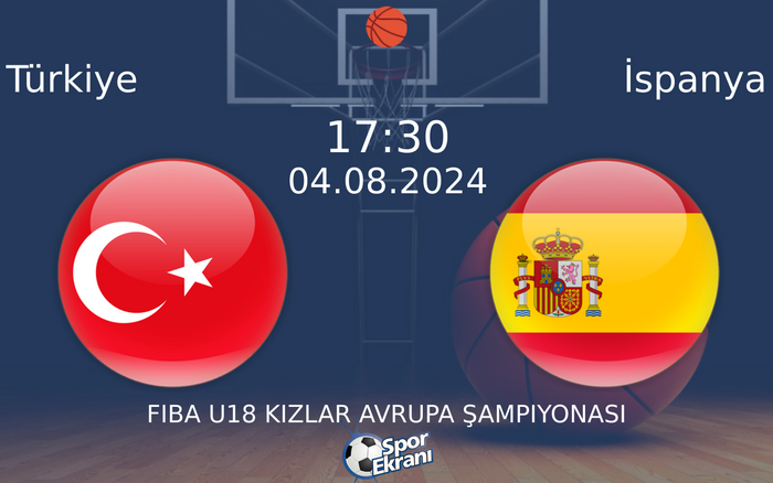 04 Ağustos 2024 Türkiye vs İspanya maçı Hangi Kanalda Saat Kaçta Yayınlanacak? 04 Ağustos 2024 Türkiye vs İspanya maçı Hangi Kanalda Saat Kaçta Yayınlanacak?