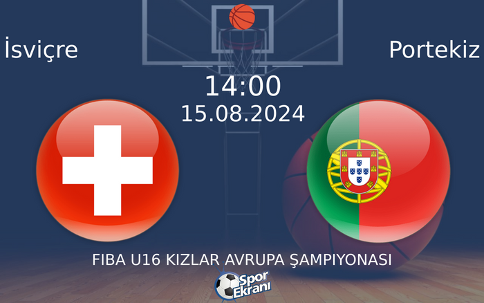 15 Ağustos 2024 İsviçre vs Portekiz maçı Hangi Kanalda Saat Kaçta Yayınlanacak? 15 Ağustos 2024 İsviçre vs Portekiz maçı Hangi Kanalda Saat Kaçta Yayınlanacak?