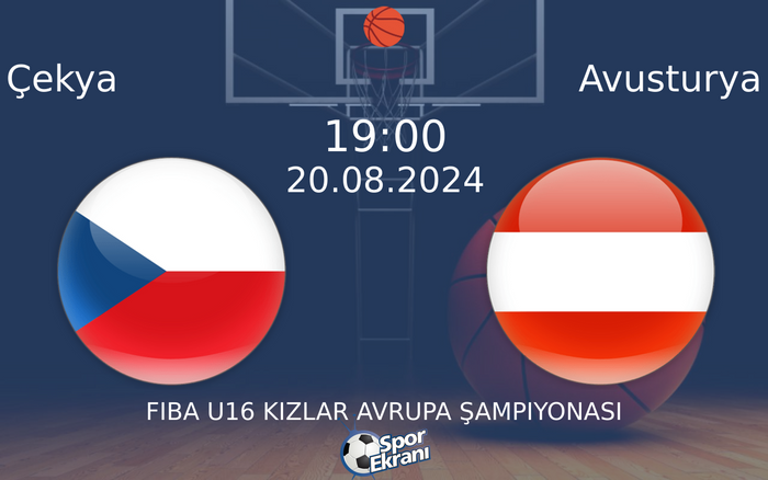 20 Ağustos 2024 Çekya vs Avusturya maçı Hangi Kanalda Saat Kaçta Yayınlanacak? 20 Ağustos 2024 Çekya vs Avusturya maçı Hangi Kanalda Saat Kaçta Yayınlanacak?