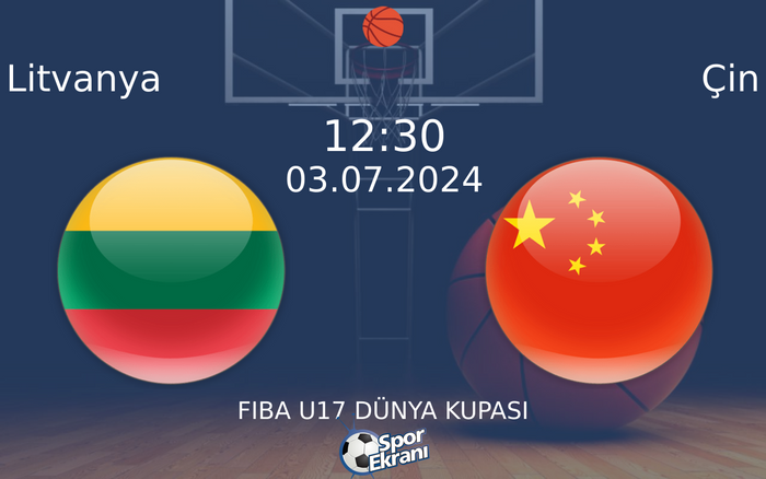 03 Temmuz 2024 Litvanya vs Çin maçı Hangi Kanalda Saat Kaçta Yayınlanacak? 03 Temmuz 2024 Litvanya vs Çin maçı Hangi Kanalda Saat Kaçta Yayınlanacak?