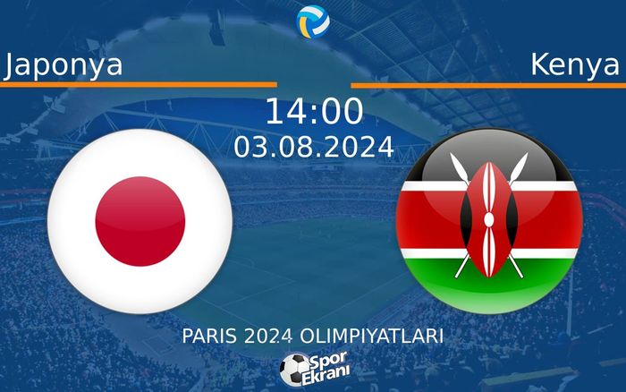 03 Ağustos 2024 Japonya vs Kenya maçı Hangi Kanalda Saat Kaçta Yayınlanacak? 03 Ağustos 2024 Japonya vs Kenya maçı Hangi Kanalda Saat Kaçta Yayınlanacak?
