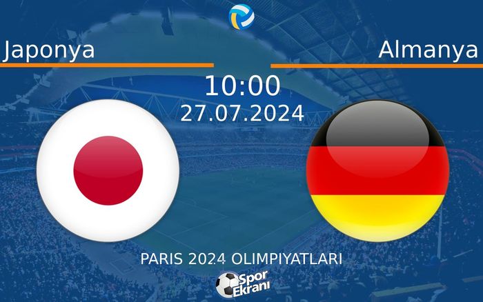 27 Temmuz 2024 Japonya vs Almanya maçı Hangi Kanalda Saat Kaçta Yayınlanacak? 27 Temmuz 2024 Japonya vs Almanya maçı Hangi Kanalda Saat Kaçta Yayınlanacak?