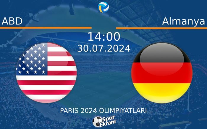 30 Temmuz 2024 ABD vs Almanya maçı Hangi Kanalda Saat Kaçta Yayınlanacak? 30 Temmuz 2024 ABD vs Almanya maçı Hangi Kanalda Saat Kaçta Yayınlanacak?