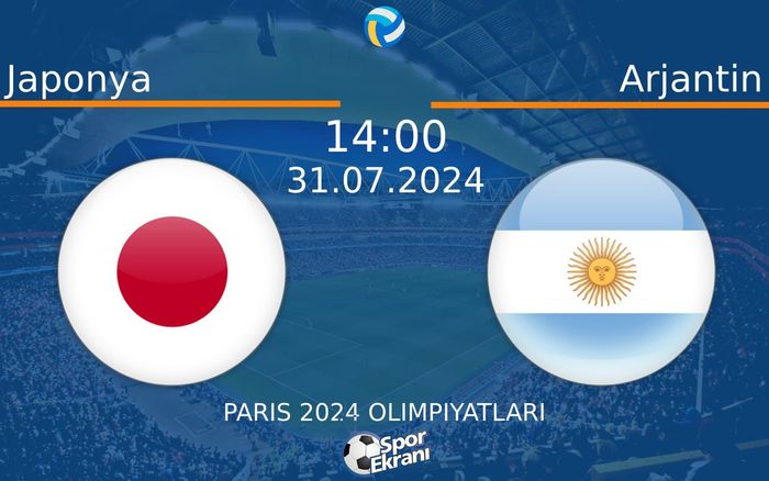 31 Temmuz 2024 Japonya vs Arjantin maçı Hangi Kanalda Saat Kaçta Yayınlanacak?