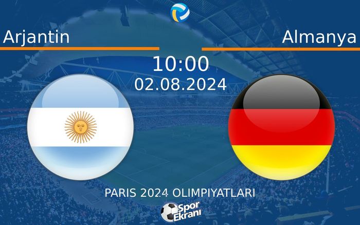 02 Ağustos 2024 Arjantin vs Almanya maçı Hangi Kanalda Saat Kaçta Yayınlanacak? 02 Ağustos 2024 Arjantin vs Almanya maçı Hangi Kanalda Saat Kaçta Yayınlanacak?