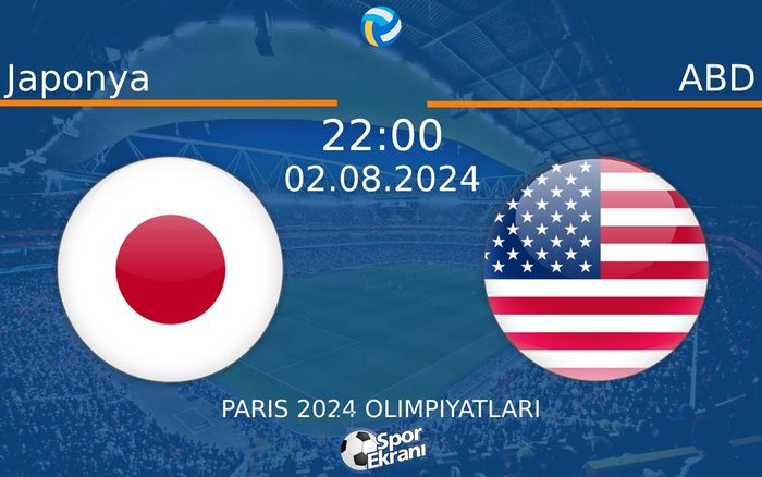 02 Ağustos 2024 Japonya vs ABD maçı Hangi Kanalda Saat Kaçta Yayınlanacak? 02 Ağustos 2024 Japonya vs ABD maçı Hangi Kanalda Saat Kaçta Yayınlanacak?