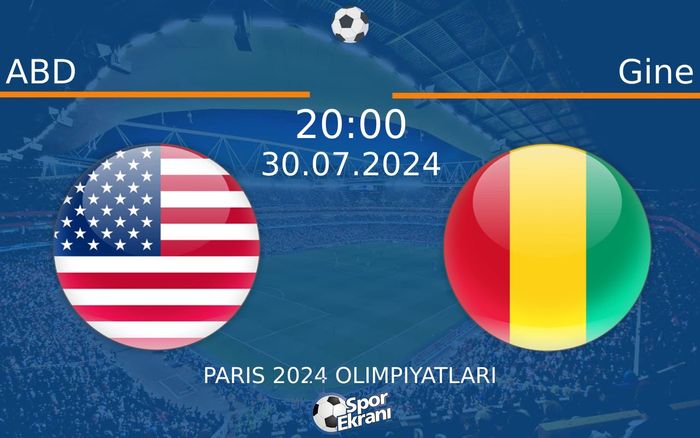 30 Temmuz 2024 ABD vs Gine maçı Hangi Kanalda Saat Kaçta Yayınlanacak? 30 Temmuz 2024 ABD vs Gine maçı Hangi Kanalda Saat Kaçta Yayınlanacak?