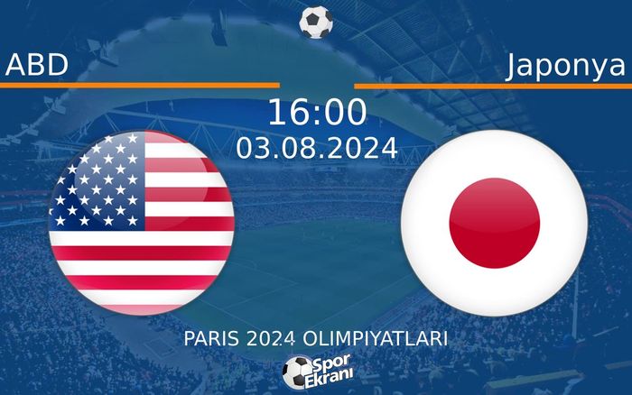 03 Ağustos 2024 ABD vs Japonya maçı Hangi Kanalda Saat Kaçta Yayınlanacak? 03 Ağustos 2024 ABD vs Japonya maçı Hangi Kanalda Saat Kaçta Yayınlanacak?