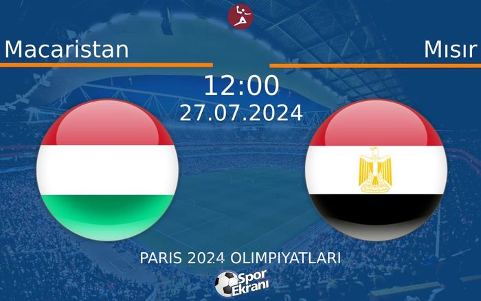 27 Temmuz 2024 Macaristan vs Mısır maçı Hangi Kanalda Saat Kaçta Yayınlanacak? 27 Temmuz 2024 Macaristan vs Mısır maçı Hangi Kanalda Saat Kaçta Yayınlanacak?