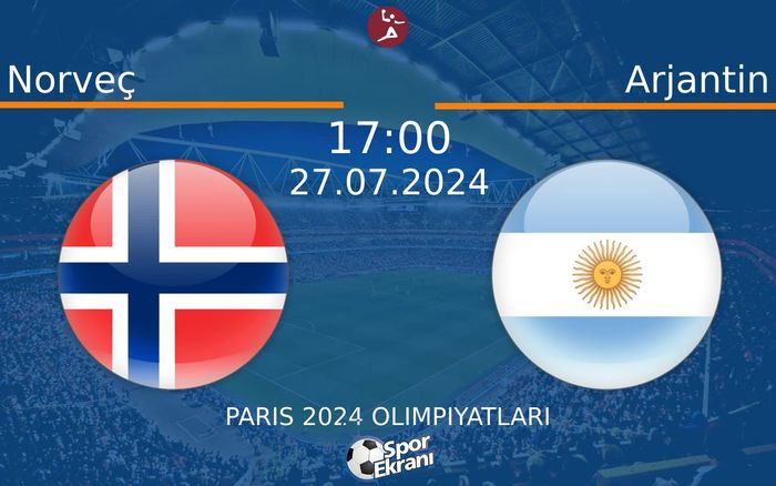 27 Temmuz 2024 Norveç vs Arjantin maçı Hangi Kanalda Saat Kaçta Yayınlanacak? 27 Temmuz 2024 Norveç vs Arjantin maçı Hangi Kanalda Saat Kaçta Yayınlanacak?