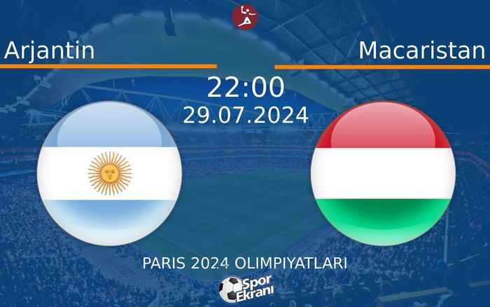 29 Temmuz 2024 Arjantin vs Macaristan maçı Hangi Kanalda Saat Kaçta Yayınlanacak? 29 Temmuz 2024 Arjantin vs Macaristan maçı Hangi Kanalda Saat Kaçta Yayınlanacak?