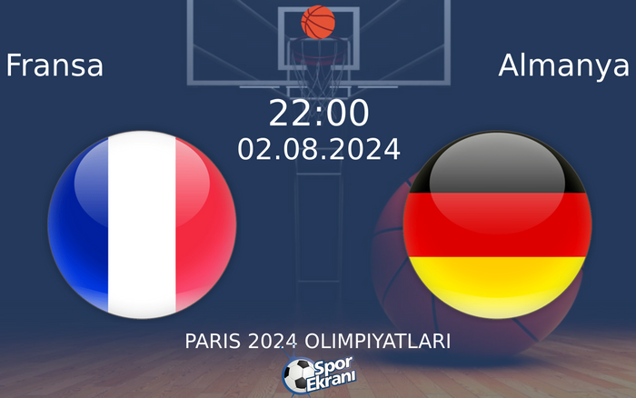 02 Ağustos 2024 Fransa vs Almanya maçı Hangi Kanalda Saat Kaçta Yayınlanacak? 02 Ağustos 2024 Fransa vs Almanya maçı Hangi Kanalda Saat Kaçta Yayınlanacak?