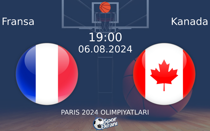 06 Ağustos 2024 Fransa vs Kanada maçı Hangi Kanalda Saat Kaçta Yayınlanacak? 06 Ağustos 2024 Fransa vs Kanada maçı Hangi Kanalda Saat Kaçta Yayınlanacak?