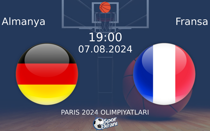 07 Ağustos 2024 Almanya vs Fransa maçı Hangi Kanalda Saat Kaçta Yayınlanacak? 07 Ağustos 2024 Almanya vs Fransa maçı Hangi Kanalda Saat Kaçta Yayınlanacak?