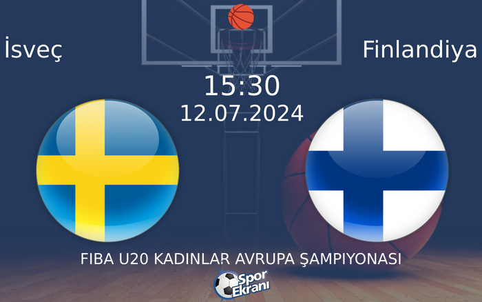 12 Temmuz 2024 İsveç vs Finlandiya maçı Hangi Kanalda Saat Kaçta Yayınlanacak? 12 Temmuz 2024 İsveç vs Finlandiya maçı Hangi Kanalda Saat Kaçta Yayınlanacak?