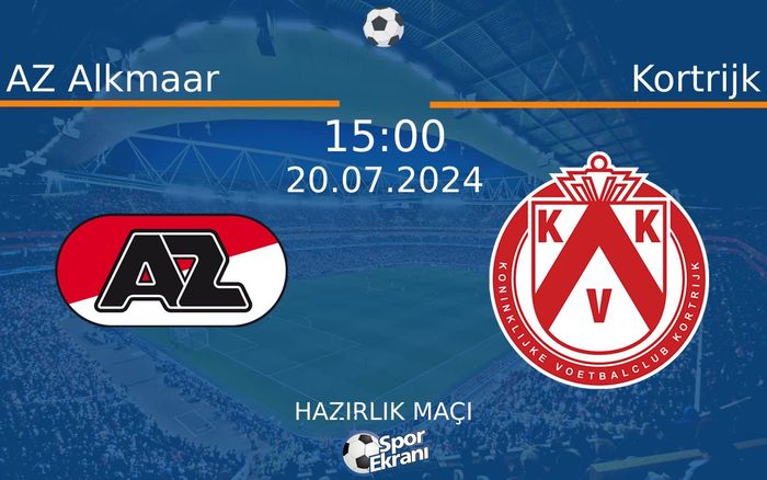 20 Temmuz 2024 AZ Alkmaar vs Kortrijk maçı Hangi Kanalda Saat Kaçta Yayınlanacak? 20 Temmuz 2024 AZ Alkmaar vs Kortrijk maçı Hangi Kanalda Saat Kaçta Yayınlanacak?