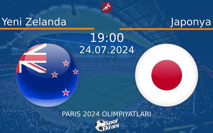 24 Temmuz 2024 Yeni Zelanda vs Japonya maçı Hangi Kanalda Saat Kaçta Yayınlanacak? 24 Temmuz 2024 Yeni Zelanda vs Japonya maçı Hangi Kanalda Saat Kaçta Yayınlanacak?