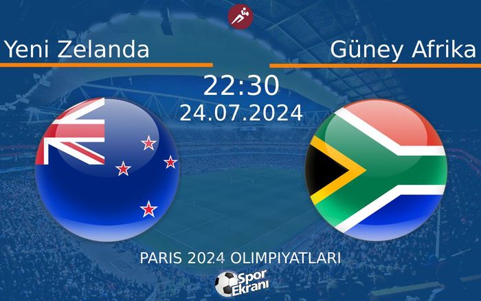 24 Temmuz 2024 Yeni Zelanda vs Güney Afrika maçı Hangi Kanalda Saat Kaçta Yayınlanacak? 24 Temmuz 2024 Yeni Zelanda vs Güney Afrika maçı Hangi Kanalda Saat Kaçta Yayınlanacak?