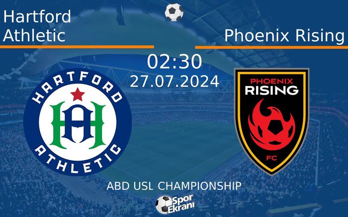 27 Temmuz 2024 Hartford Athletic vs Phoenix Rising maçı Hangi Kanalda Saat Kaçta Yayınlanacak? 27 Temmuz 2024 Hartford Athletic vs Phoenix Rising maçı Hangi Kanalda Saat Kaçta Yayınlanacak?