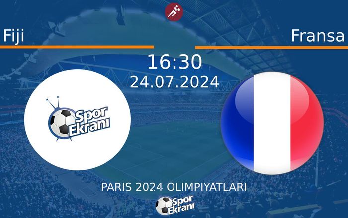 24 Temmuz 2024 Fiji vs Fransa maçı Hangi Kanalda Saat Kaçta Yayınlanacak? 24 Temmuz 2024 Fiji vs Fransa maçı Hangi Kanalda Saat Kaçta Yayınlanacak?