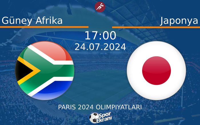 24 Temmuz 2024 Güney Afrika vs Japonya maçı Hangi Kanalda Saat Kaçta Yayınlanacak? 24 Temmuz 2024 Güney Afrika vs Japonya maçı Hangi Kanalda Saat Kaçta Yayınlanacak?