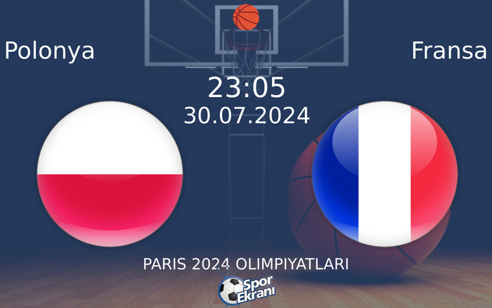 30 Temmuz 2024 Polonya vs Fransa maçı Hangi Kanalda Saat Kaçta Yayınlanacak? 30 Temmuz 2024 Polonya vs Fransa maçı Hangi Kanalda Saat Kaçta Yayınlanacak?
