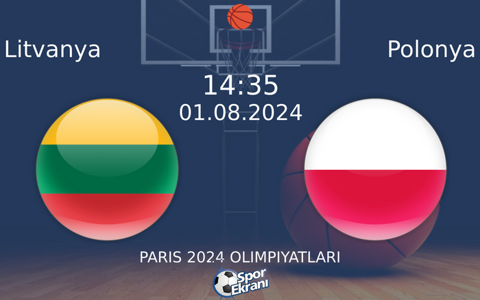 01 Ağustos 2024 Litvanya vs Polonya maçı Hangi Kanalda Saat Kaçta Yayınlanacak? 01 Ağustos 2024 Litvanya vs Polonya maçı Hangi Kanalda Saat Kaçta Yayınlanacak?