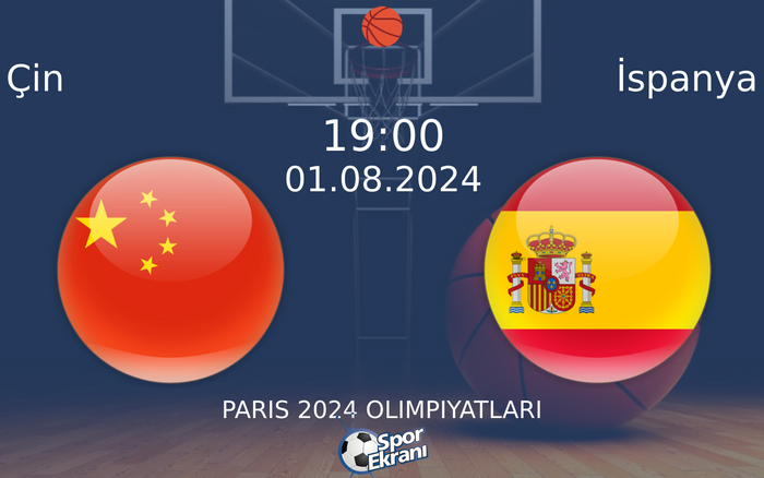 01 Ağustos 2024 Çin vs İspanya maçı Hangi Kanalda Saat Kaçta Yayınlanacak? 01 Ağustos 2024 Çin vs İspanya maçı Hangi Kanalda Saat Kaçta Yayınlanacak?