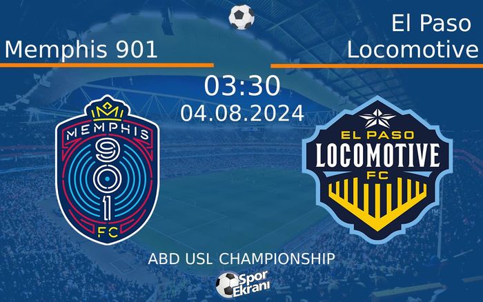 04 Ağustos 2024 Memphis 901 vs El Paso Locomotive maçı Hangi Kanalda Saat Kaçta Yayınlanacak? 04 Ağustos 2024 Memphis 901 vs El Paso Locomotive maçı Hangi Kanalda Saat Kaçta Yayınlanacak?