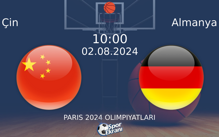 02 Ağustos 2024 Çin vs Almanya maçı Hangi Kanalda Saat Kaçta Yayınlanacak? 02 Ağustos 2024 Çin vs Almanya maçı Hangi Kanalda Saat Kaçta Yayınlanacak?