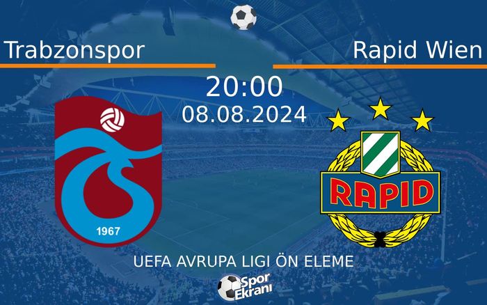 08 Ağustos 2024 Trabzonspor vs Rapid Wien maçı Hangi Kanalda Saat Kaçta Yayınlanacak? 08 Ağustos 2024 Trabzonspor vs Rapid Wien maçı Hangi Kanalda Saat Kaçta Yayınlanacak?