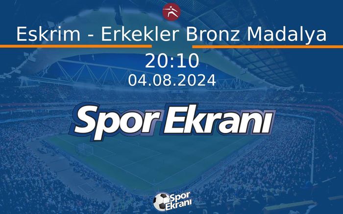 04 Ağustos 2024 Paris 2024 Olimpiyatlari - Eskrim - Erkekler Bronz Madalya Hangi Kanalda Saat Kaçta Yayınlanacak? 04 Ağustos 2024 Paris 2024 Olimpiyatlari - Eskrim - Erkekler Bronz Madalya Hangi Kanalda Saat Kaçta Yayınlanacak?