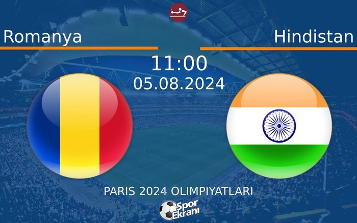 05 Ağustos 2024 Romanya vs Hindistan maçı Hangi Kanalda Saat Kaçta Yayınlanacak? 05 Ağustos 2024 Romanya vs Hindistan maçı Hangi Kanalda Saat Kaçta Yayınlanacak?