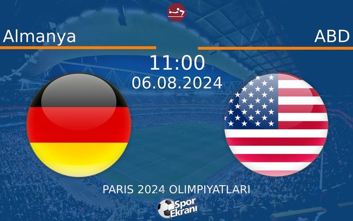 06 Ağustos 2024 Almanya vs ABD maçı Hangi Kanalda Saat Kaçta Yayınlanacak? 06 Ağustos 2024 Almanya vs ABD maçı Hangi Kanalda Saat Kaçta Yayınlanacak?