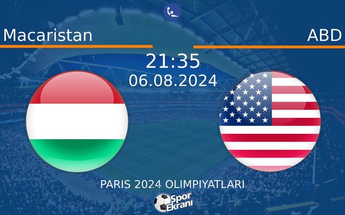 06 Ağustos 2024 Macaristan vs ABD maçı Hangi Kanalda Saat Kaçta Yayınlanacak? 06 Ağustos 2024 Macaristan vs ABD maçı Hangi Kanalda Saat Kaçta Yayınlanacak?