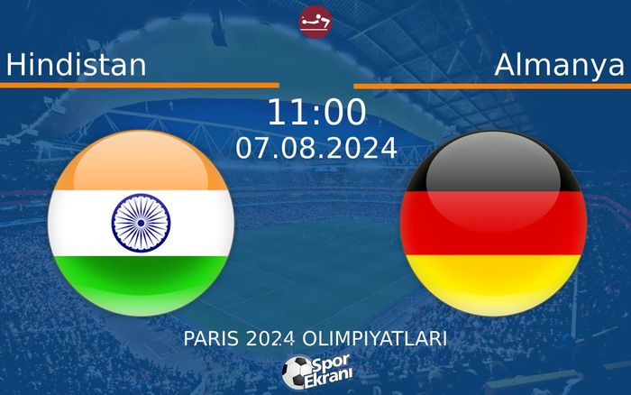 07 Ağustos 2024 Hindistan vs Almanya maçı Hangi Kanalda Saat Kaçta Yayınlanacak? 07 Ağustos 2024 Hindistan vs Almanya maçı Hangi Kanalda Saat Kaçta Yayınlanacak?